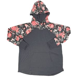 Lularoe Halloween Rose's And Webs Medium Amber Hoodie 8-12